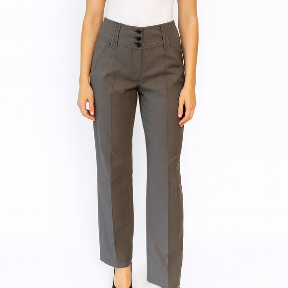 Marc Aurel Pants - Marc Aurel Gray Stitch Detail Pants